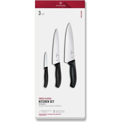 | Victorinox Sada kuchynských nožov SWISS CLASSIC 3 ks čierna | 6.7133.3G