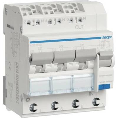 Hager 4-pólové 16 A 0.03 A 230 V ADZ366D
