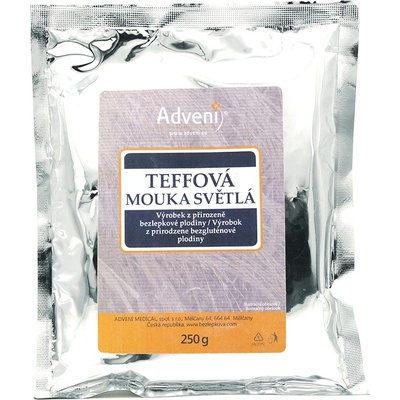 Múka teffová svetlá 250g Adveni