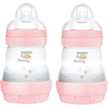 MAM Perfect Star Anti-colic Bottle шише против колики 0m+ Pink 2x160ml