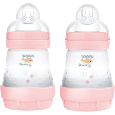 MAM Perfect Star Anti-colic Bottle шише против колики 0m+ Pink 2x160ml