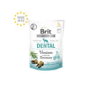 Brit Care Dog Functional Snack Dental Venison - дентално лакомство с еленско и розмарин 150гр