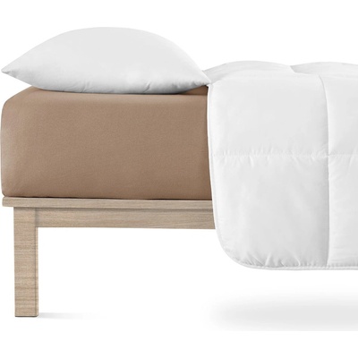 Andrea Simone Кафяв еластичен чаршаф от джърси 160x200 cm Boxspring - Andrea Simone (2-013-0405)