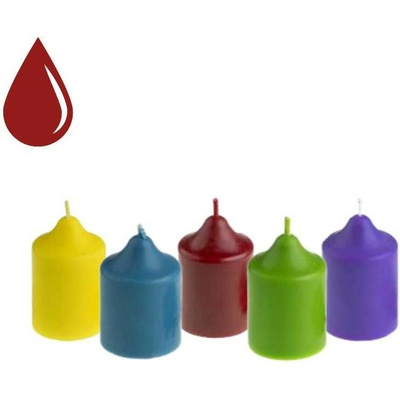 Tekutá barva na svíčky - červená 10ml