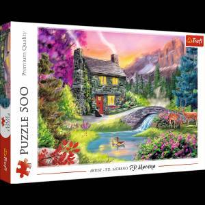 Trefl Puzzle - 500 pcs - Mountain Idyll Trefl 37325