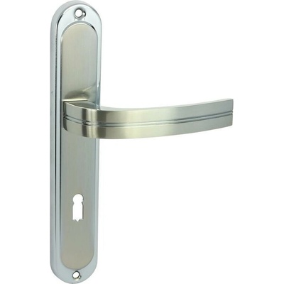 Walteco Kľučka TUKAN, zámok BB, rozteč 72mm, chróm/nikel , 70492