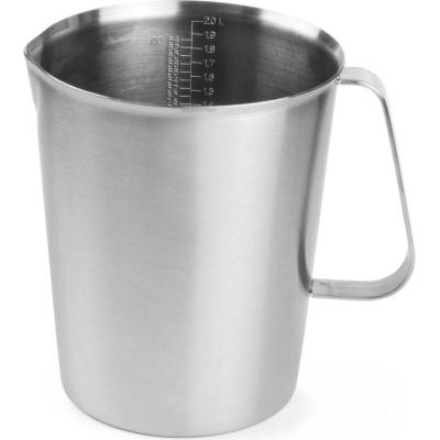 HENDI Odměrka ocelová, HENDI, 2L, ⌀140x(H)170mm