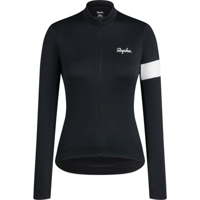 Rapha Women's Core Thermal Long Sleeve Jersey Black/White dámský