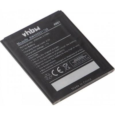 VHBW Батерия за Wiko Tommy / Tommy 2, 2500 mAh (888201724)