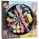 Terč na suchý zip + míčky, šipky, pěnové náboje