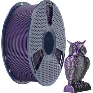 SUNLU Silk PLA+ Dual Color Black Purple - 1, 75 mm / 1000 g (6933582309374)