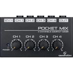 Soundsation Смесителен пулт мини 4 моно pocket-mix