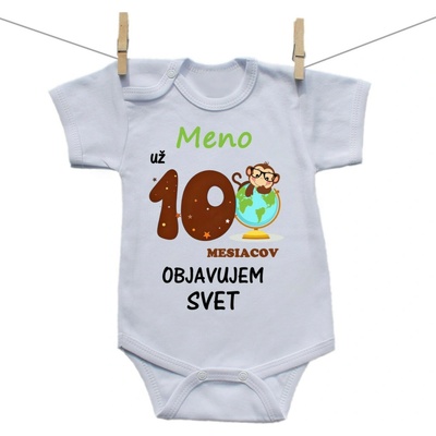 Boodyy Body s krátkym rukávom Už 10 mesiacov objavujem svet