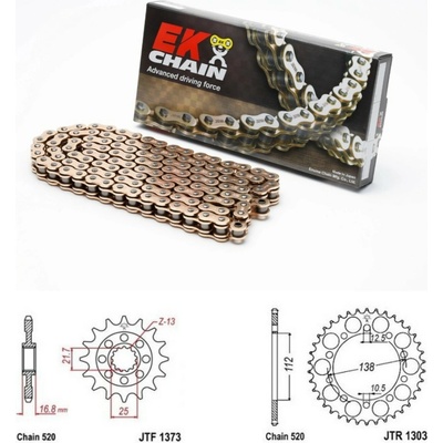 EK Chain Řetězová sada Honda NC 750 X 14-15