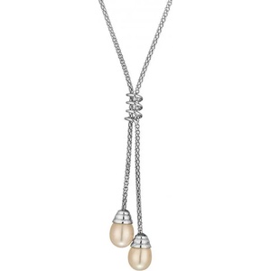 Swan Колие със сладководни бели перли IHL0053W Swan