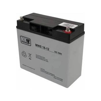 MW Power Battery VRLA AGM MWS 18-12F 12V 18Ah
