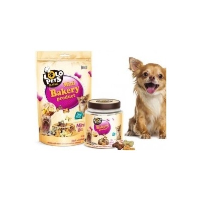 Lolo pets Keksy pre psa mini kosti dóza 300 g