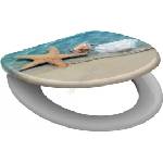 SCHÜTTE 82196 - Тоалетно седало BEACH с плавно затваряне (SoftClose), от дуропласт (CH0023)