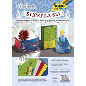 folia Творчески комплект Folia - Първи стъпки в бродирането (4001868081688) - ozone