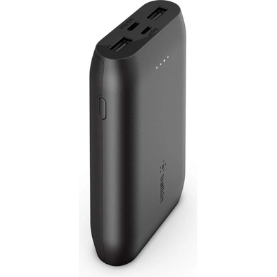 Belkin Power Bank Boost Charge 10000mAh - външна батерия 10000 mAh с 2xUSB-A и USB-C изходи за зареждане на смартфони и таблети (черен)