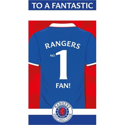 FC Rangers official FC Rangers narozeninové přání Personalised Birthday Card