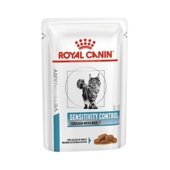Royal Canin Veterinary Diet Cat Sensitivity Control Chicken Rice Pouch 12 x 85 g