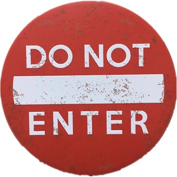 Ceduľa Do Not Enter
