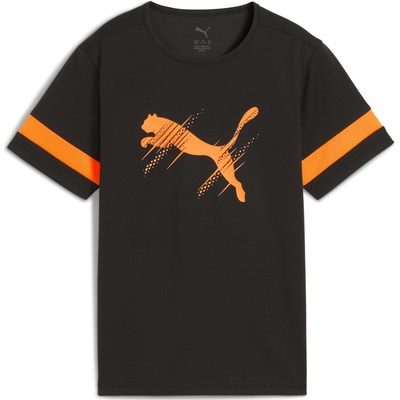 Puma Attacanto Logo Jersey Jr 66027709 Black/heat Fire