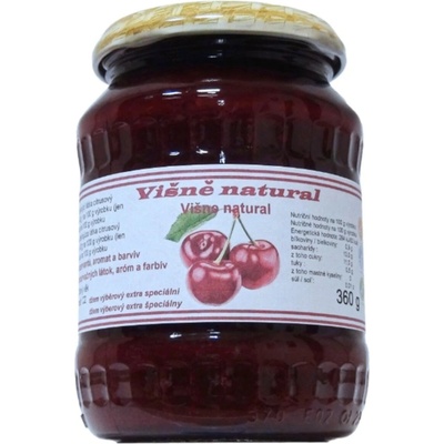 Zdravý věk Džem VIŠEŇ natural bez přidaného cukru 360g
