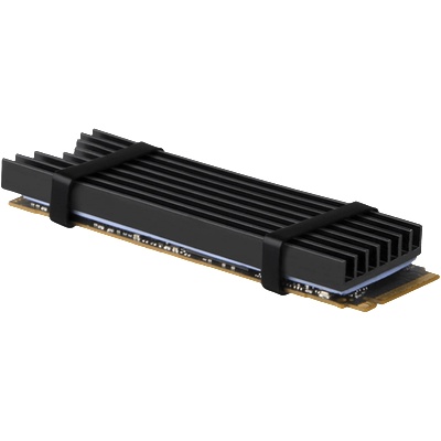AXAGON CLR-M2L6 passive - M. 2 SSD, 80mm SSD, ALU body, silic (CLR-M2L6)