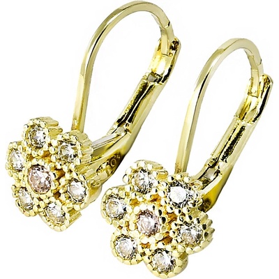 Glare zlaté náušnice detské 144