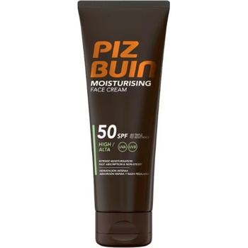 PIZ BUIN Moisturising Слънцезащитен крем за лице SPF50, 50 ml