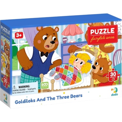 dodo Детски пъзел DoDo от 30 части - Златокоска и трите мечки (300696)
