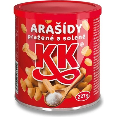 KK solené pražené arašídy plechovka 227 g