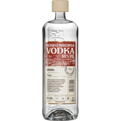 Koskenkorva 60 1 l (holá láhev)