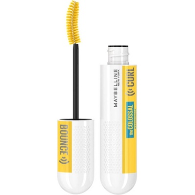 Maybelline The Colossal Curl Bounce Waterproof vodeodolná objemová tvarujúca riasenka 02 Very Black 10 ml