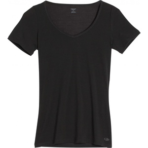 Icebreaker Дамско мериносово термобельо Icebreaker Women's Siren S/S Sweetheart Merino base layer - Black - размер XS (115-0453-0111)
