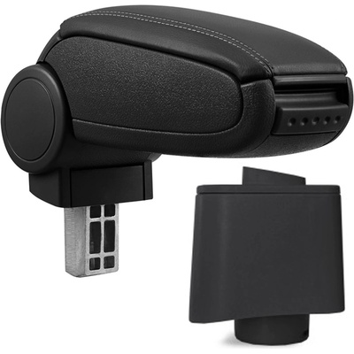 Pro. tec Vw polo 5 (6r) подлакътник - пластмасов адаптер, черен, еко кожа