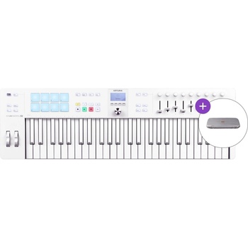 Arturia KeyLab Essential 49 mk3 SET Миди клавиатура Alpine White (KEYLAB-ESSENTIAL-49AWH-MK3-SET)