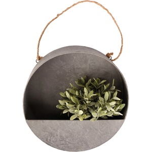 Esschert Design Сива саксия за стена , ø 35 cm - Esschert Design (ZEE-OZ67)