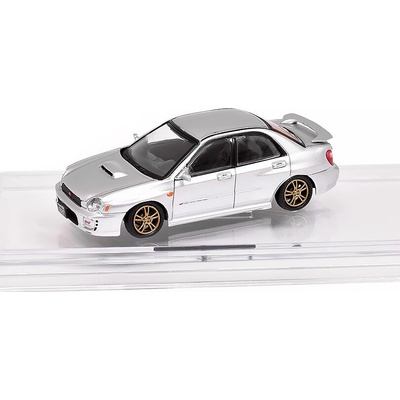 BM Creations Subaru Impreza WRX STi 2001 stříbrná 1:64
