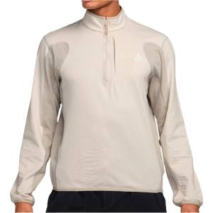 Nike Мъжка спортна тениска Nike ACG Therma Fit Wolf Grid Half-Zip Top Fleece jumper - Light Orewood Brown / Cream II / Summit White (217-0727-0212)