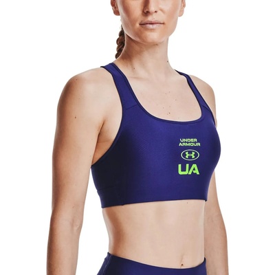 Under Armour Сутиен Under Armour UA Crossback Graphic-BLU Син Velikost S