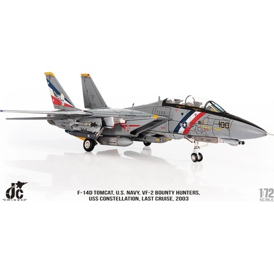 JC Wings F-14D Tomcat USN VF-2 Bounty Hunters NE100 USS Constellation Last F-14 Cruise 2003 1:72