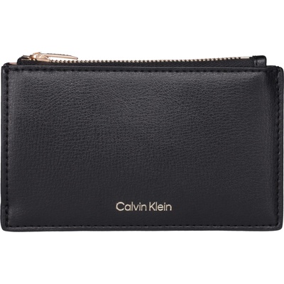 Calvin Klein Foil logo top zip cardcase