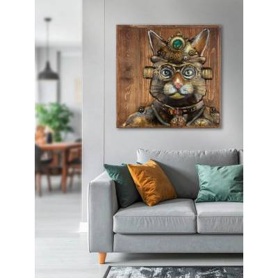 Gilde Gilde Obrázok "Steampunk Cat"