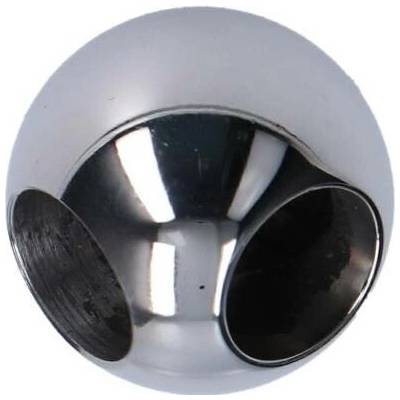 Kovoinox Koule rohová ø 25 mm na trubku ø 12 mm, leštěná AISI 304