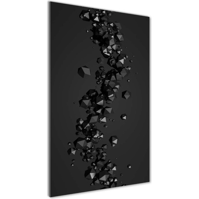 Vertikálny foto obraz sklenený Abstrakcie 3D 50x100 cm