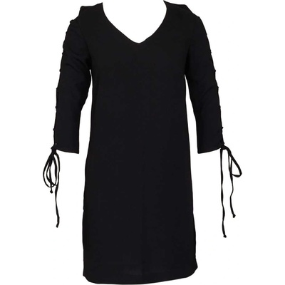 CAMAIEU Черни рокли с връзки на ръкавите CAMAIEU | Cheren | ЖЕНИ | S