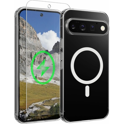 kwmobile transparentní pouzdro pro Google Pixel 11 Pro XL / Pixel 10 Pro XL Oakshield MagSafe 9H transparentní / bílá